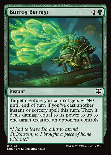 Burrog Barrage - sos Spoiler