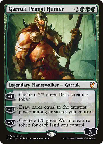 Garruk, Primal Hunter - c19 Spoiler