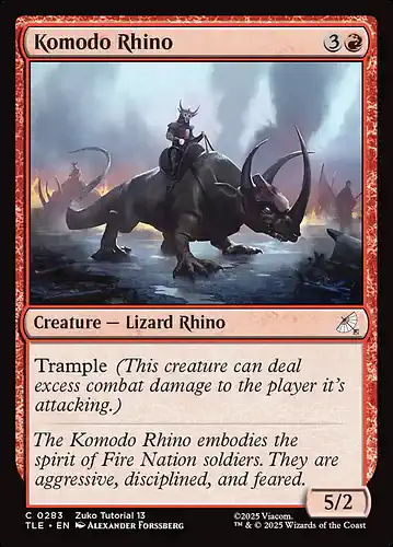 Komodo Rhino - tle Spoiler