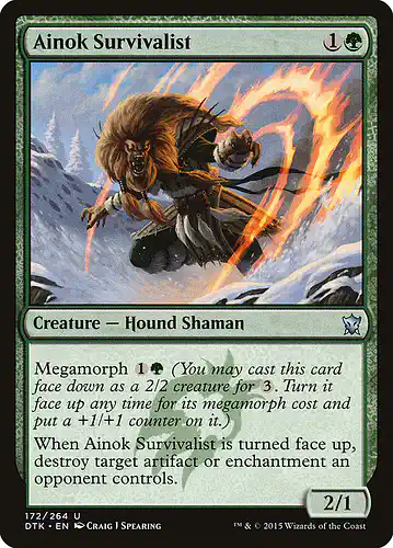Ainok Survivalist - dtk Spoiler