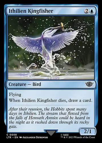 Ithilien Kingfisher - ltr Spoiler