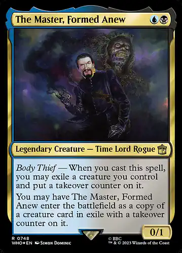 The Master, Formed Anew - who Spoiler