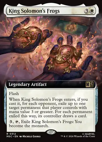 King Solomon's Frogs - msc Spoiler