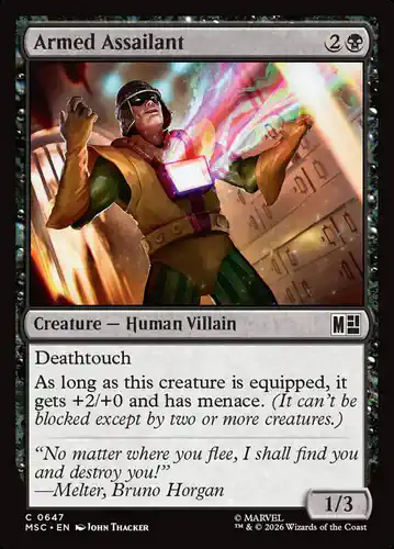 Armed Assailant - msc Spoiler