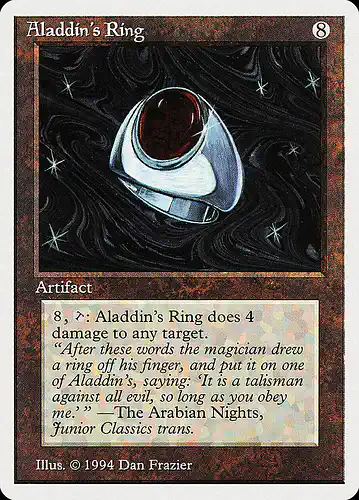 Aladdin's Ring - sum Spoiler