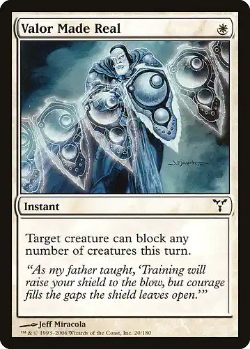 Valor Made Real - dis Spoiler