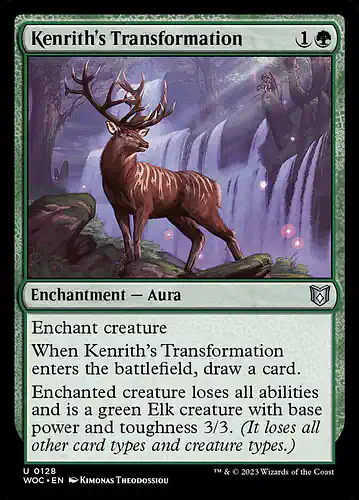 Kenrith's Transformation - woc Spoiler