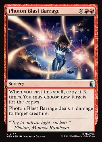 Photon Blast Barrage - msh Spoiler