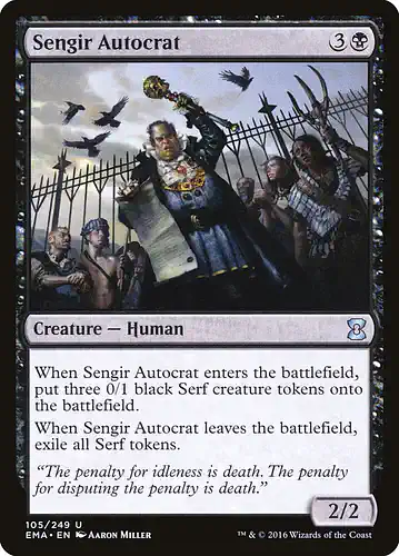 Sengir Autocrat - ema Spoiler