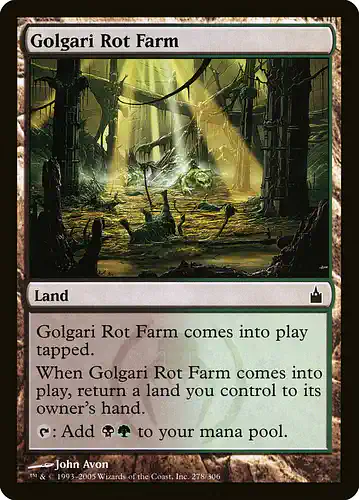 Golgari Rot Farm - rav Spoiler