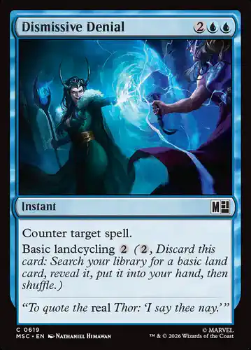 Dismissive Denial - msc Spoiler