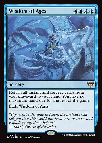 Wisdom of Ages - sos Spoiler