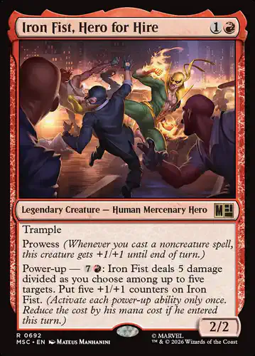 Iron Fist, Hero for Hire - msc Spoiler