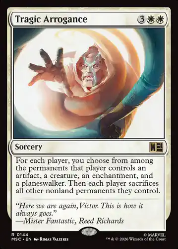 Tragic Arrogance - msc Spoiler