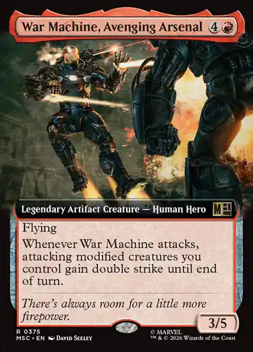 War Machine, Avenging Arsenal - msc Spoiler