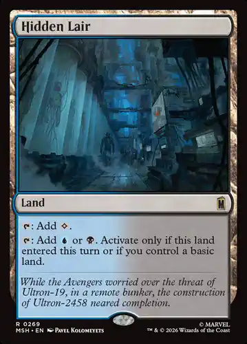 Hidden Lair - msh Spoiler