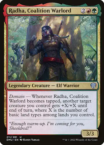 Radha, Coalition Warlord - dmu Spoiler