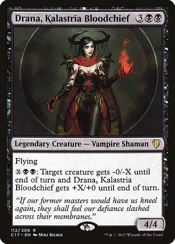 Drana, Kalastria Bloodchief - c17 Spoiler