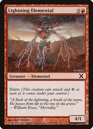 Lightning Elemental - 10e Spoiler
