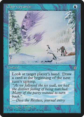 Clairvoyance - ice Spoiler
