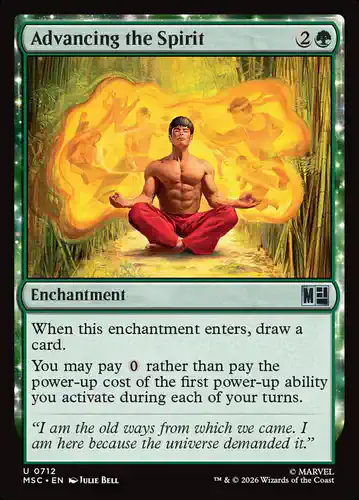 Advancing the Spirit - msc Spoiler
