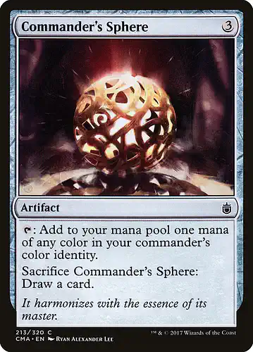 Commander's Sphere - cma Spoiler