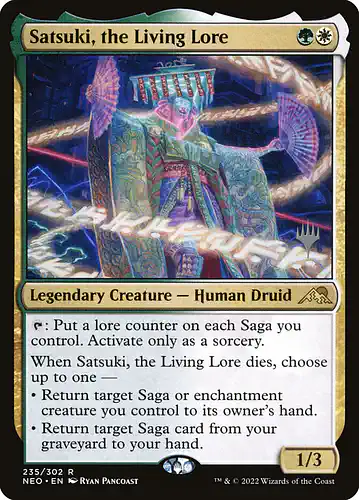 Satsuki, the Living Lore - neo Spoiler