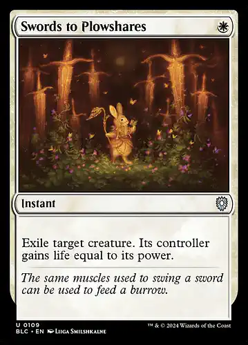 Swords to Plowshares - blc Spoiler