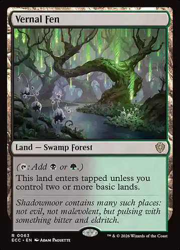 Vernal Fen - ecc Spoiler