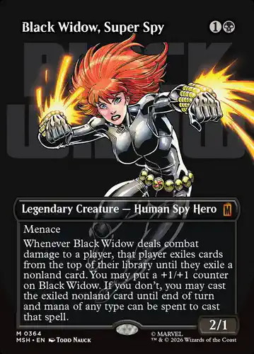 Black Widow, Super Spy - msh Spoiler