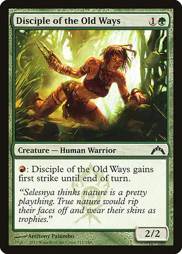 Disciple of the Old Ways - gtc Spoiler