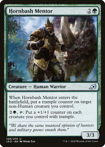 Hornbash Mentor - iko Spoiler