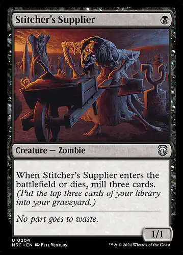 Stitcher's Supplier - m3c Spoiler