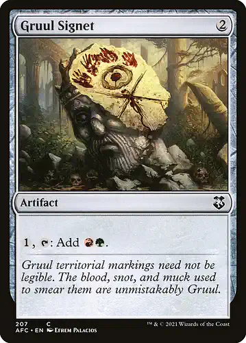 Gruul Signet - afc Spoiler