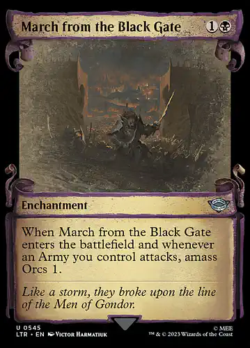 March from the Black Gate - ltr Spoiler
