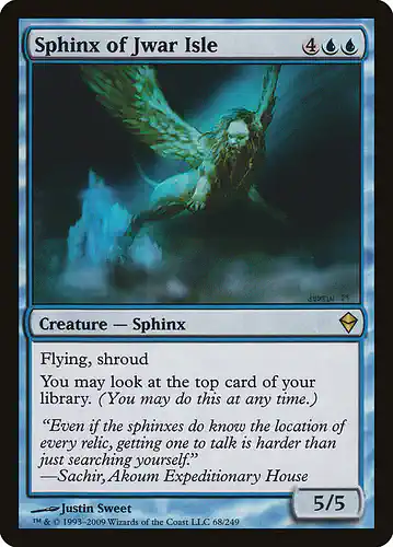 Sphinx of Jwar Isle - zen Spoiler
