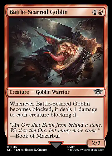 Battle-Scarred Goblin - ltr Spoiler