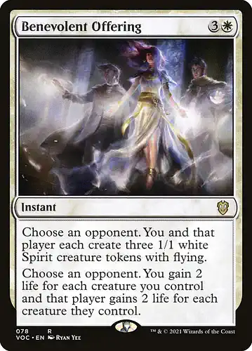 Benevolent Offering - voc Spoiler