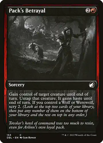 Pack's Betrayal - dbl Spoiler