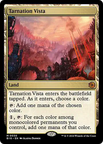 Tarnation Vista - big Spoiler