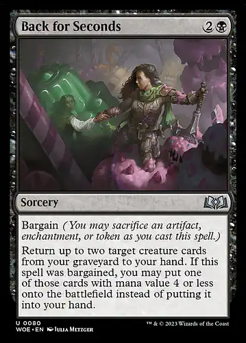 Back for Seconds - woe Spoiler
