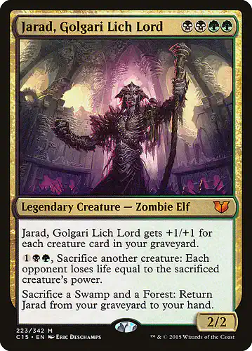 Jarad, Golgari Lich Lord - c15 Spoiler