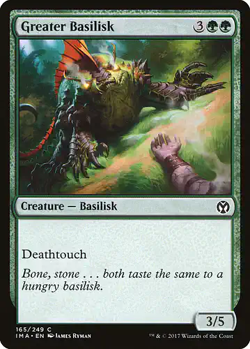 Greater Basilisk - ima Spoiler