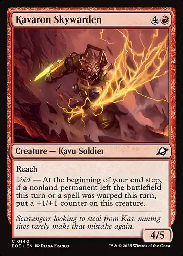 Kavaron Skywarden - eoe Spoiler