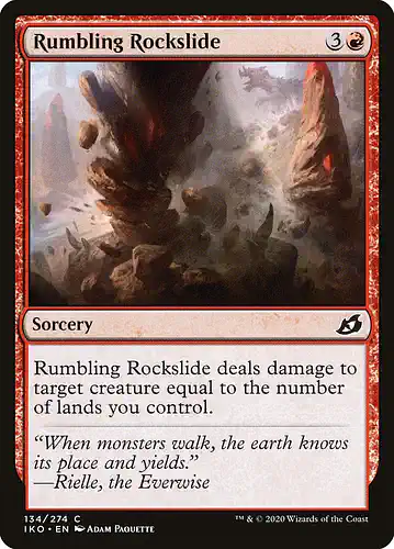 Rumbling Rockslide - iko Spoiler