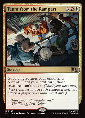 Taunt from the Rampart - msc Spoiler