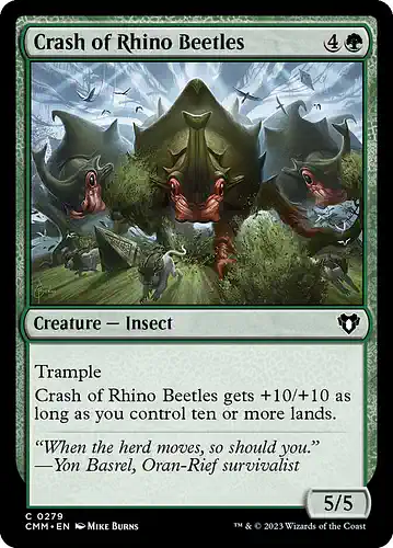 Crash of Rhino Beetles - cmm Spoiler