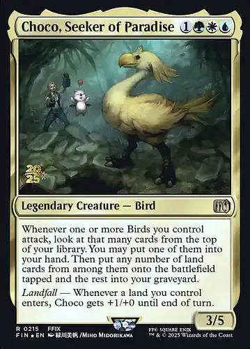 Choco, Seeker of Paradise - fin Spoiler