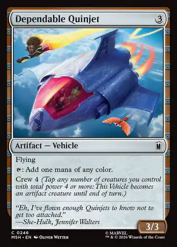 Dependable Quinjet - msh Spoiler