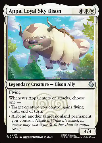 Appa, Loyal Sky Bison - tla Spoiler